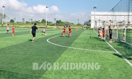 250 cầu thủ tham gia Giải bóng đá nhi đồng U10 hè 2023 huyện Kim Thành