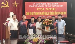 Kinh Môn ra mắt Câu lạc bộ Bóng bàn đầu tiên