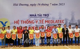 Trên 500 kỳ thủ tranh tài Giải cờ vua mở rộng tranh cúp Medlatec Hải Dương lần thứ nhất 