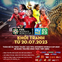 Xem trực tiếp vòng chung kết FIFA World Cup nữ 2023 tại Việt Nam trên kênh truyền hình và nền tảng số nào?