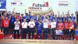 Thái Sơn Nam lần thứ 12 vô địch giải futsal vô địch quốc gia