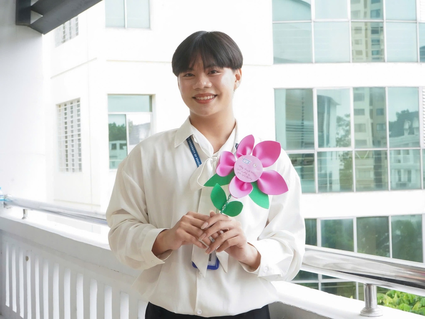 Bất ngờ lý do chọn nghề của nam sinh duy nhất ngành Giáo dục Mầm non