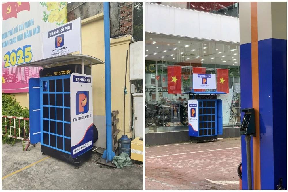 Petrolimex chính thức 'chạy' trạm đổi pin, cho nhiều hãng cùng dùng