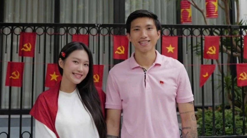 Khoảnh khắc đời thường của Doãn Hải My khi về quê chồng