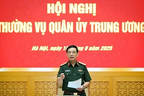 Đại tướng Phan Văn Giang chủ trì Hội nghị Thường vụ Quân ủy Trung ương