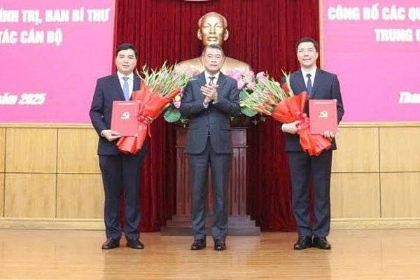 Thanh Hóa có hai tân Phó bí thư Tỉnh ủy