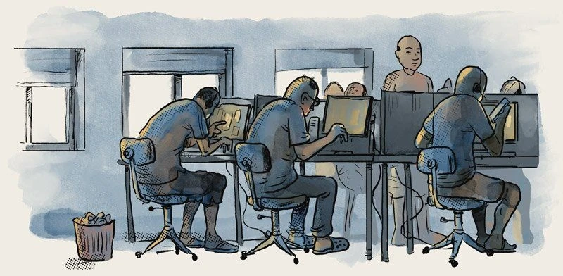 Đi du lịch bị lừa vào khu Tam giác vàng, ép lừa đảo online