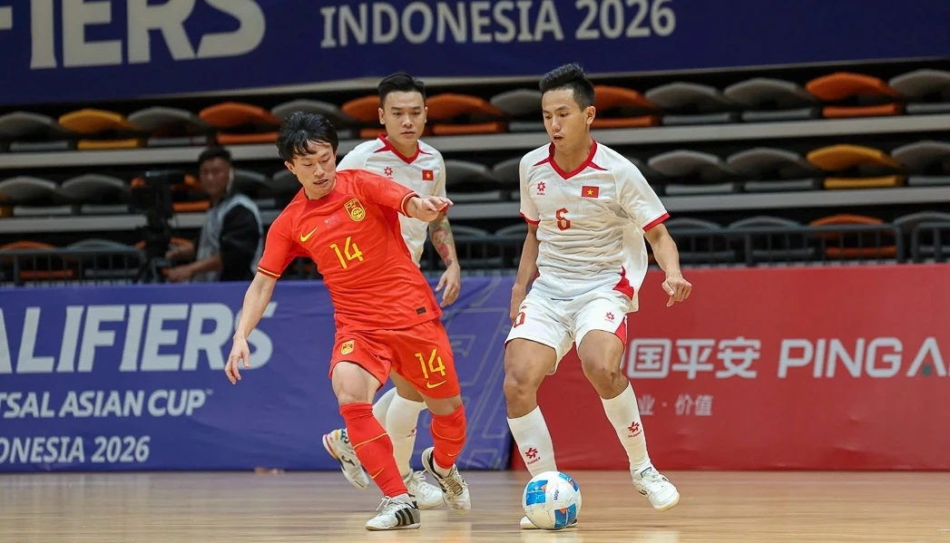 Tuyển futsal Việt Nam thắng Trung Quốc 7-2 ở giải châu Á