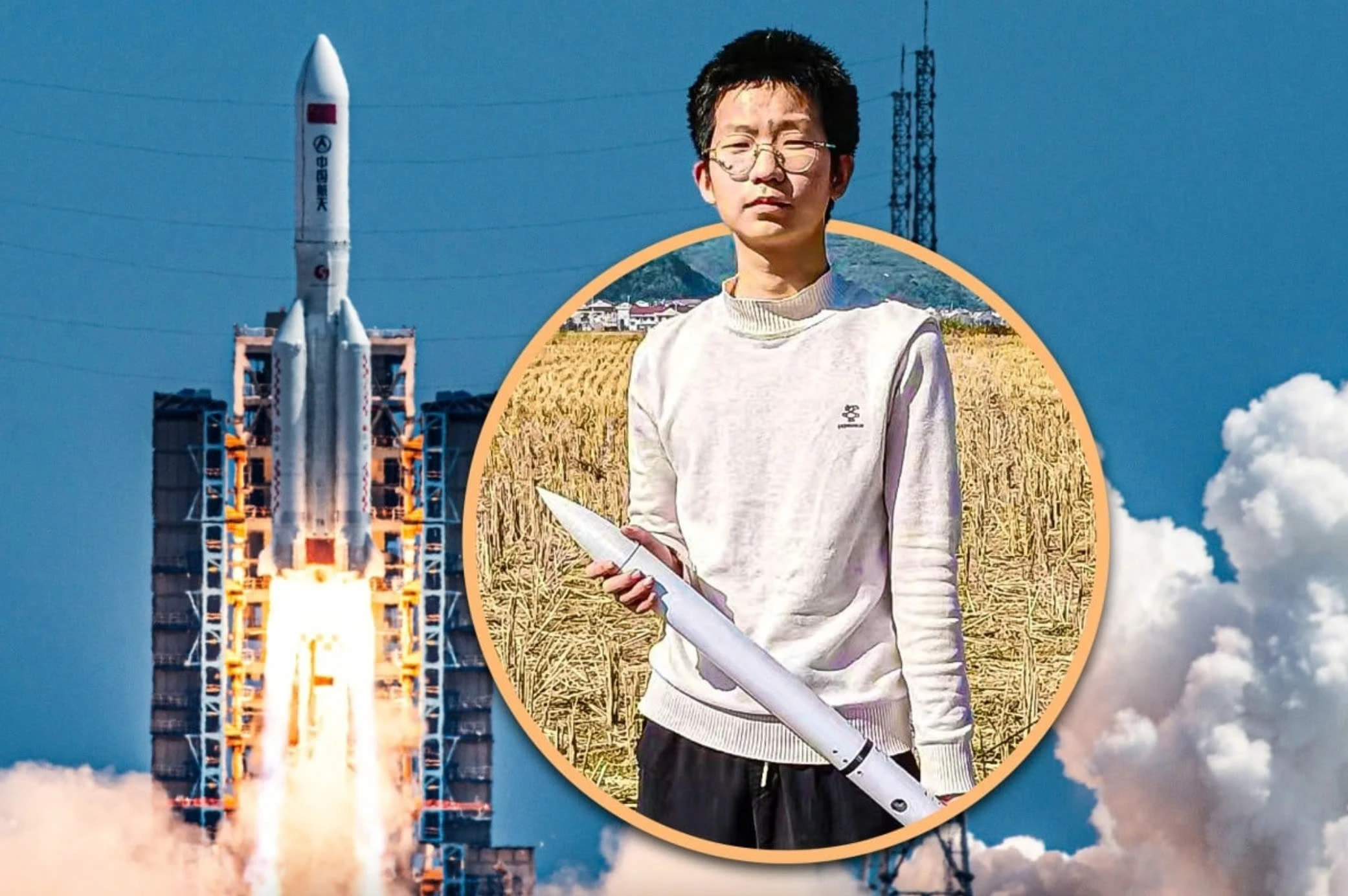 Nam sinh tự chế tên lửa từ vật liệu giá rẻ, phóng cao 400 m