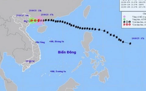 Bão Ragasa suy yếu thành áp thấp từ chiều nay