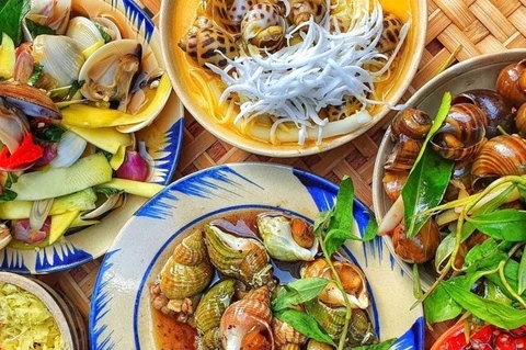 Bộ phận của ốc chứa đầy ký sinh trùng nên bỏ khi ăn