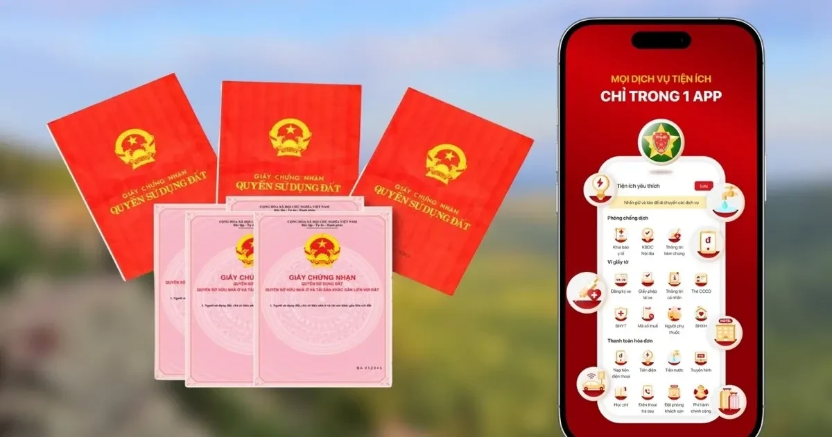 Sổ đỏ trên VNeID chính thức thay thế bản giấy trong thủ tục hành chính