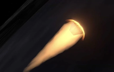 Phi hành đoàn Mặt Trăng vượt qua quả cầu lửa 3.000 độ C