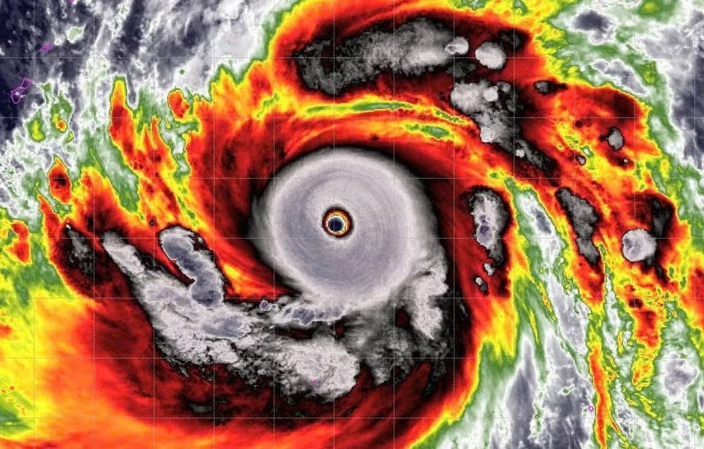 Siêu bão Sinlaku đang mạnh nhất thế giới năm 2026