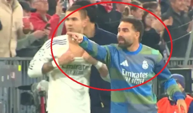 Cầu thủ Real chửi trọng tài