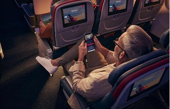 Truy cập Internet trên máy bay là nhu cầu của rất nhiều hành khách - Ảnh Delta