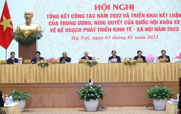 Tong Bi thu: Tranh thu thoi co, thuc hien thang loi muc tieu nam 2023 hinh anh 2