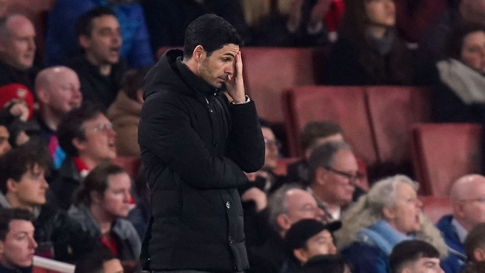 HLV Arteta vẫn còn nhiều việc phải làm nếu muốn đưa Arsenal tới chức vô địch Ngoại hạng Anh
