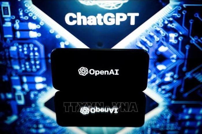 Biểu tượng công cụ ChatGPT của công ty OpenAI. Ảnh minh họa: AFP/TTXVN
