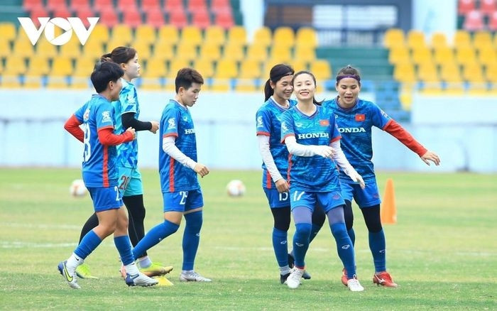 ĐT nữ Việt Nam chắc chắn nhận thưởng lớn từ FIFA khi tham dự World Cup nữ 2023. (Ảnh: Trần Tiến). 