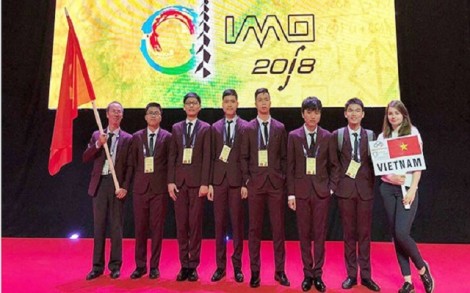 6 học sinh Việt Nam đều đoạt huy chương Olympic Toán Quốc tế năm 2018