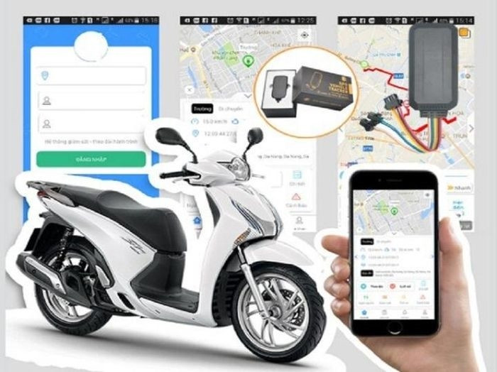Thiết bị định vị xe máy là sản phẩm dùng sóng định vị GPS và 3G để xác định ra vị trí của phương tiện. (Ảnh: Websosanh.vn)